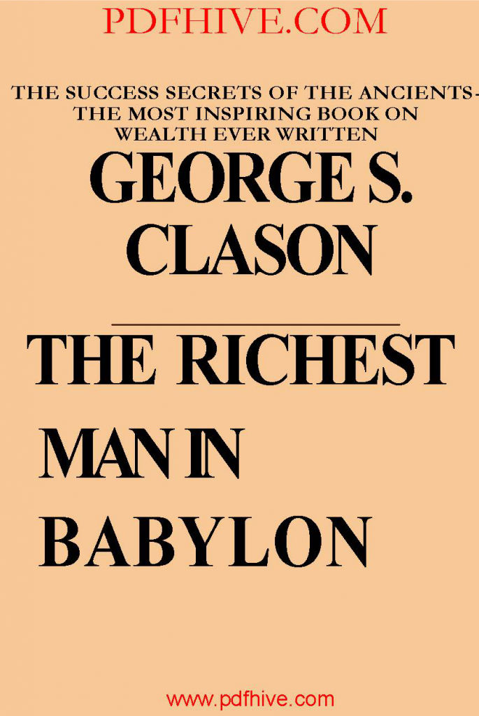 richest man in babylon pdf