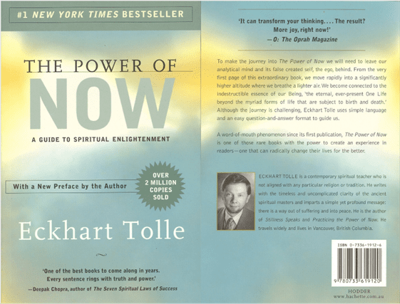 Six years after it was first published. The Power of Now con-tinues to play its part in the urgent task of the transformation of human consciousness. Although I was privileged to give birth to it. l feel that the book has taken on a life and momen-tum of its own. It has reached several million readers world-wide. Many of whom have written to American state to inform of the life-changing result it's had on them.Due to the extremely high volume of correspondence I receive. I am regretfully no longer able to send personal replies, but I would like to take this opportunity to express my deepest gratitude to all those who have written to me to share their experiences. I am moved and deeply touched by many of those accounts.and they leave little question in my mind that AN new shift in consciousness is so happening on our planet. Nobody could have predicted the rapid growth of the book when Namaste Publishing in Vancouver published the first edition of three thousand copies in 1997. During its 1st year of publication, the book found its readers nearly solely through word of mouth.  