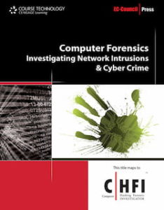 Computer Forensics Series, preparing learners for C|HFI certification, is meant for those studying to become police investigators and other enforcement personnel, defense and military personnel, e-business security professionals, database administrators, legitimate professionals, banking, insurance professionals, government agencies, and IT managers. The content of this program is meant to show the learner to the method of detecting attacks and collecting evidence during a forensically sound manner with the intent to report crime and prevent future attacks.