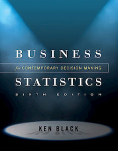 The sixth edition of Business Statistics for Contemporary deciding continues the complete, student-friendly pedagogy to present and explain business statistics topics. With the sixth edition, the author and Wiley still expand the vast ancillary resources available through WileyPLUS with which to enrich the text in helping instructors effectively deliver this material and assisting students in their learning.