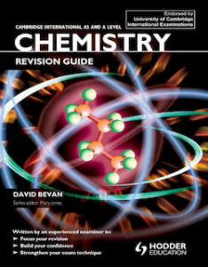 Cambridge International AS and A Level Chemistry Revision Guide: This book is intended to help you to prepare for your University of Cambridge International AS and A level chemistry examinations. It is a revision guide, which you can use alongside your usual textbook as you're employed through your course, and also towards the end when you are revising for your examination.