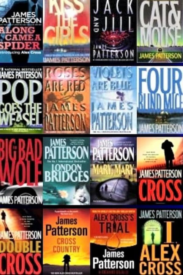printable list of james patterson books in order