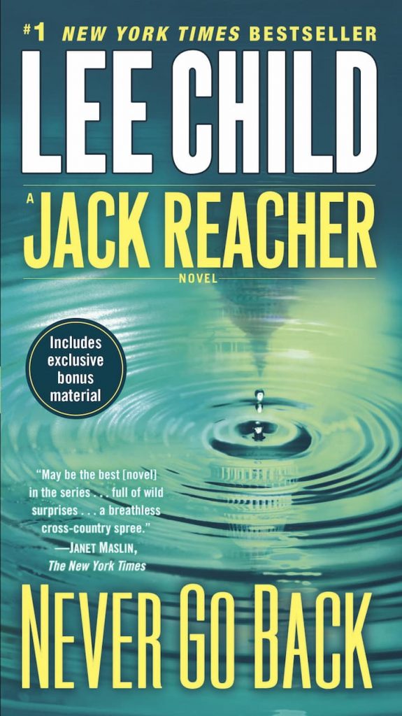 jack reacher in order