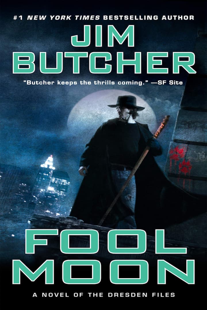 Books In Order, Crime Fiction, Dresden Files Books In Order, Fantasy, Fiction, Jim Butcher, Jim Butcher Books In Order, Mysteries, Fool Moon - Dresden Files Book 2, Fool Moon