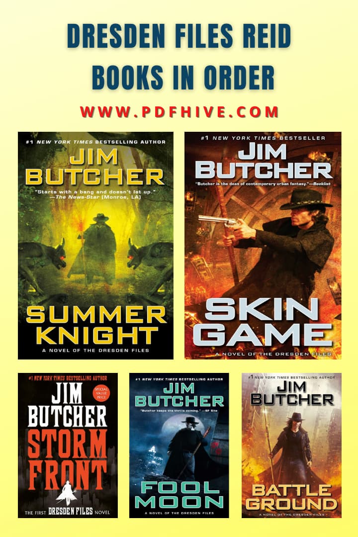 Book Series, Books In Order, Epic Fantasy, Fantasy, Horror, Jim Butcher Books In Order, Supernatural Suspense, The Dresden Files Books In Order, Urban Fantasy