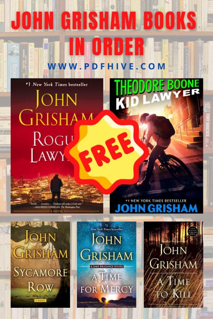 Bestsellers, Book Series, Book Series In Order, Books In Order, Crime Fiction and Mysteries, Humor, John Grisham Books In Order, Legal Thrillers, Literary Fiction, nonfiction, Teen and Young Adult, Thrillers