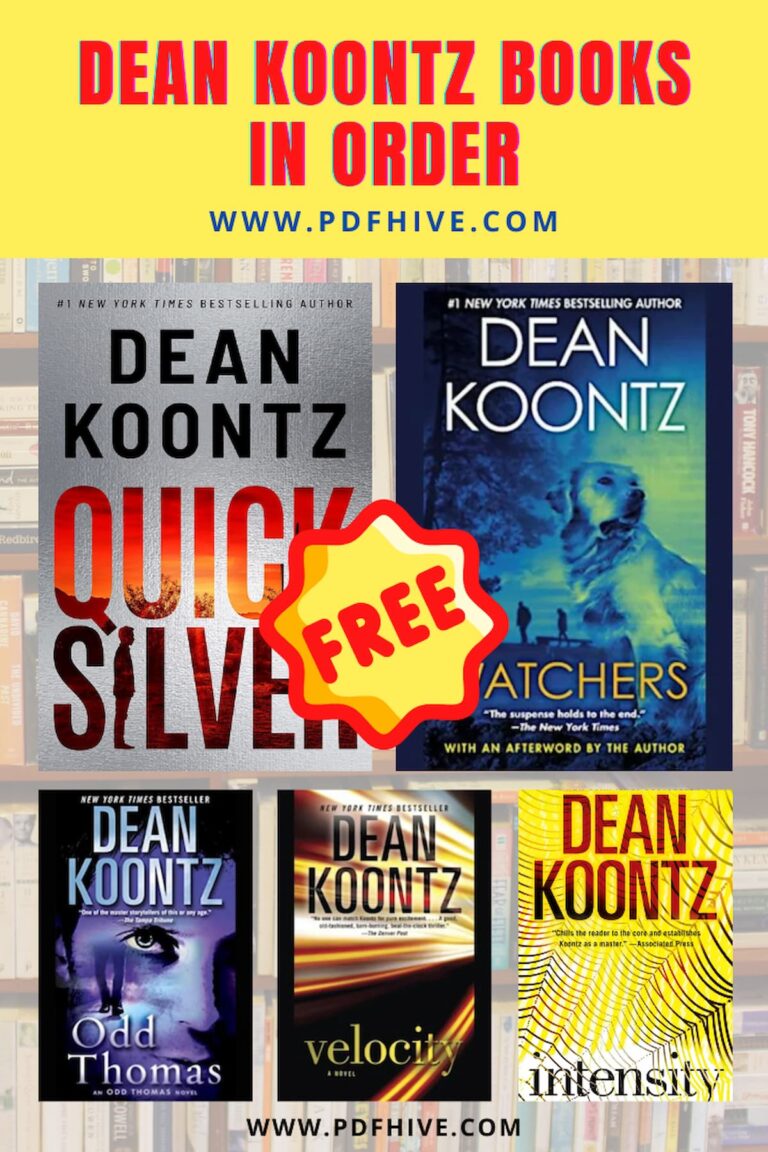 Bestsellers, Biographies, Book Series, Book Series In Order, Books In Order, Crime Fiction and Mysteries, Dean Koontz Books In Order, Horror, Psychological Thrillers, Science Fiction, Supernatural Suspense, Thrillers