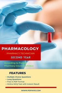 Pharmacology (Pharmacy Technician) Download Free PDF