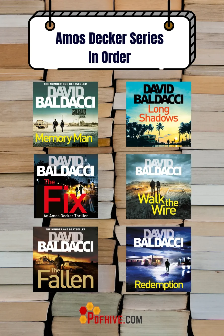 Thrill-seeking readers will become completely hooked by the Amos Decker Series In Order. The Amos Decker Series contains six narrative titles beginning with Memory Man in 2015 up to its latest release Long Shadows in 2022. You can get the free audiobook for an exciting experience.