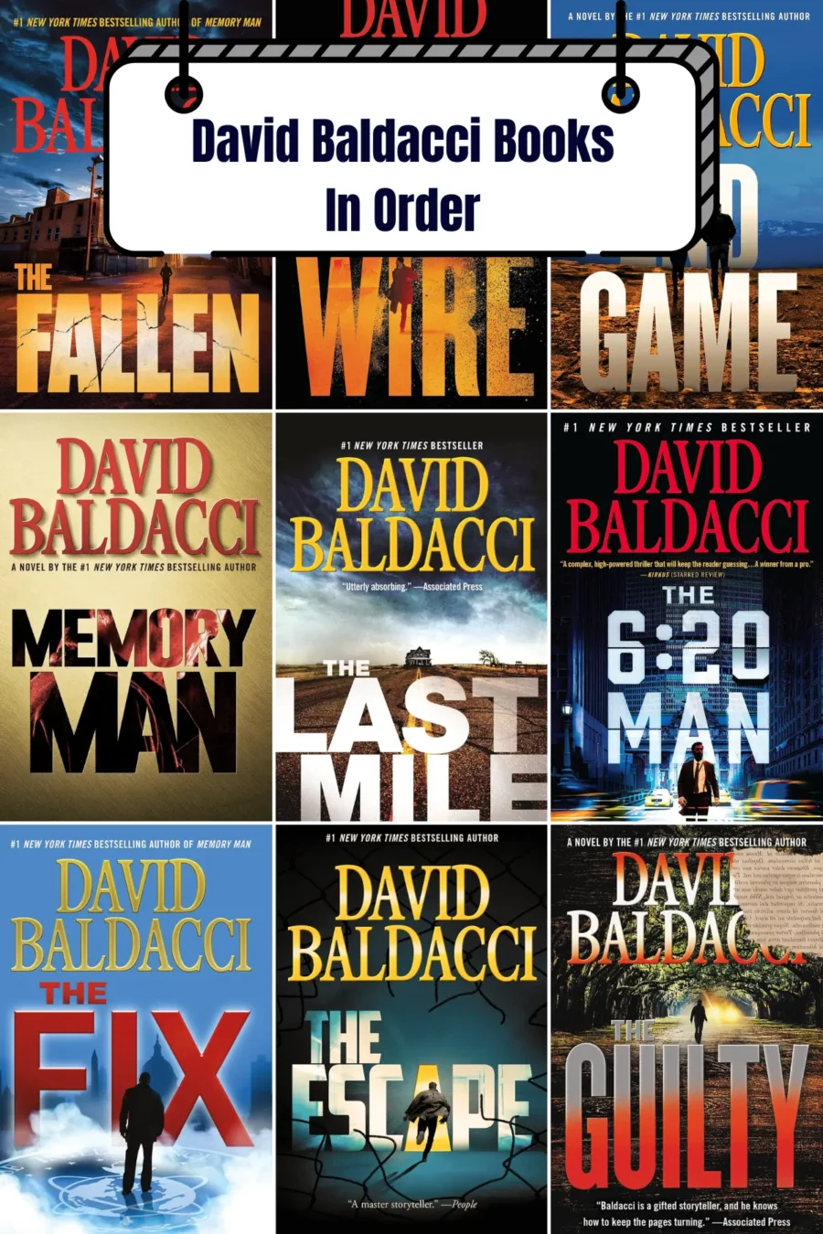 If you like to read mystery genre, then David Baldacci Books In Order is the most recommended to be read by you. His first novel, Absolute Power, was one of his greatest works, and his most recent novel, Strangers in Time, is still entertaining.